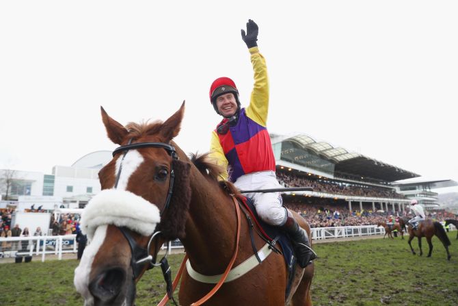 <strong>Gold Cup: </strong>Native River won the 2018 Cheltenham Gold Cup, jump racing's blue riband event, after an epic duel for more than two circuits with pre-race favorite Might Bite.