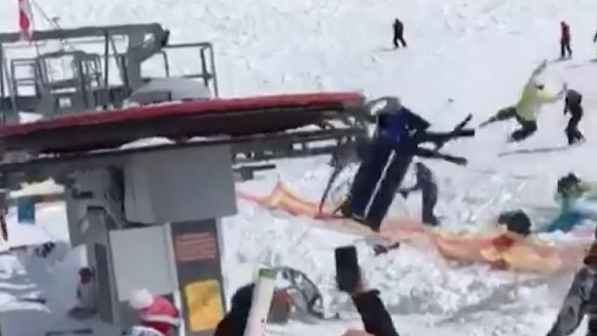 broken ski lift RESTRICTED