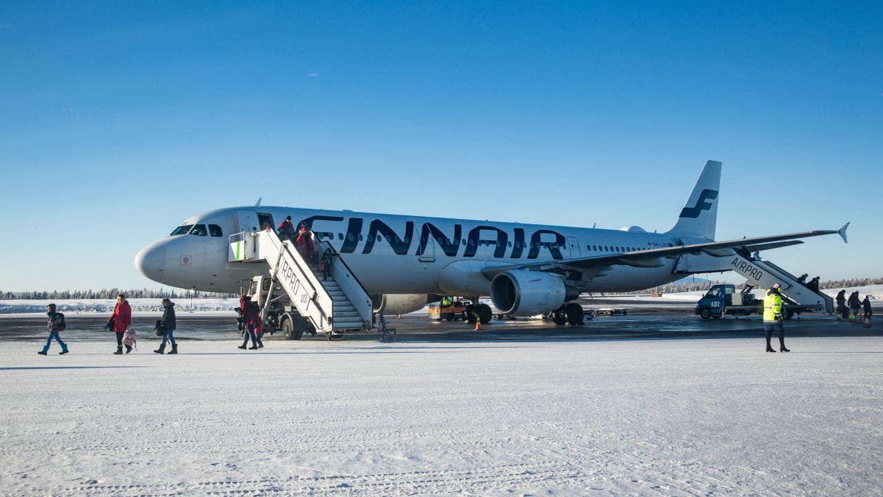 Ski air: Kittilä Airport is only 15 minutes from the slopes.