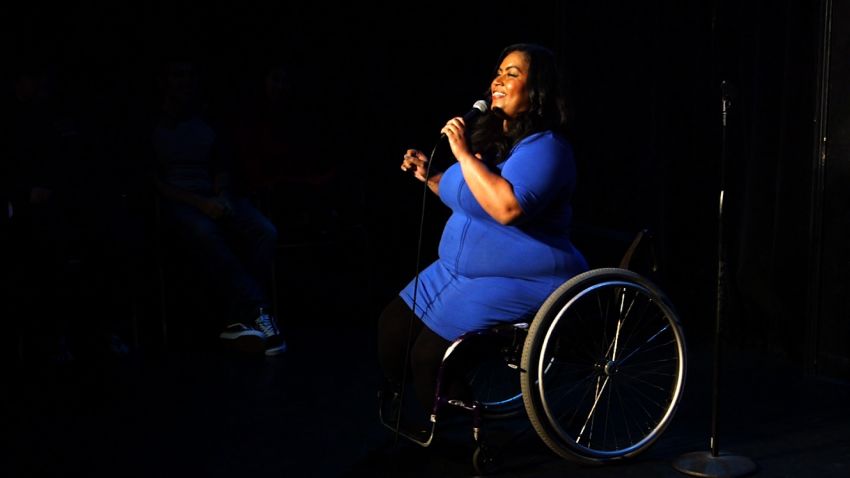 After losing her feet in a tragic accident, Danielle Perez found healing by making people laugh.