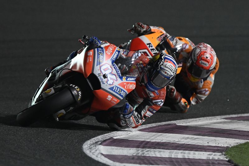 Qatar MotoGP Dovizioso beats Marquez in thrilling duel CNN