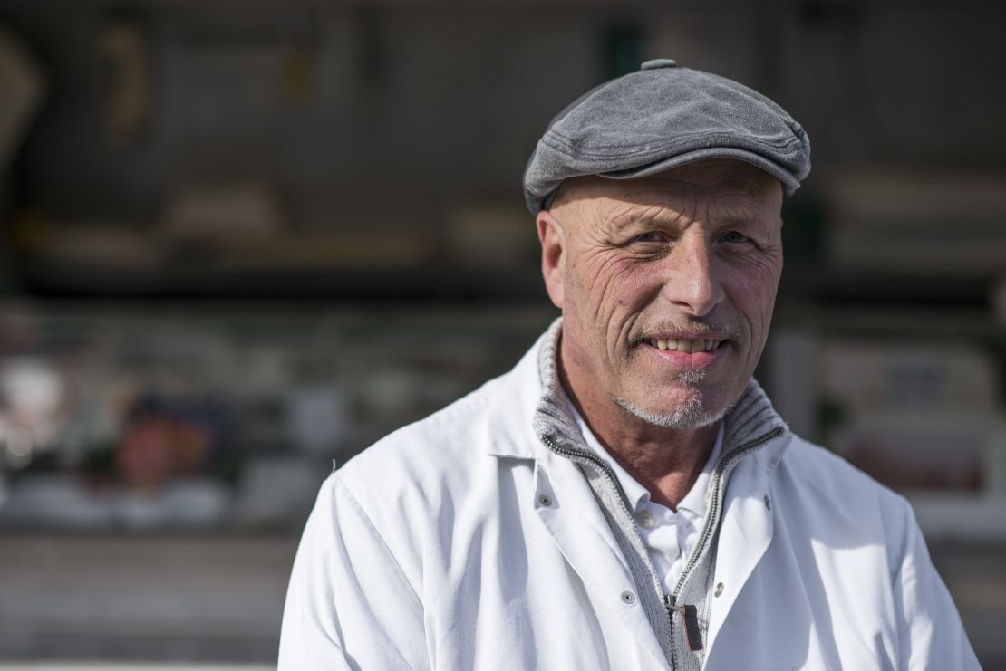 Dave Crosbie, 60, owner of The Best Plaice seafood stall in Romford Market.