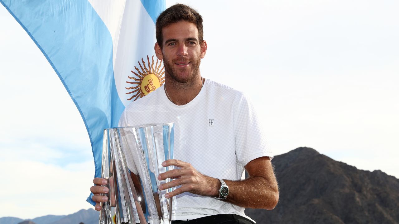 Juan Martin del Potro ended Roger Federer's winning streak in Indian Wells.