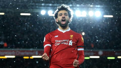 Mo Salah is the first Egyptian to score four or more in Europe's top five leagues in the 21st century. 