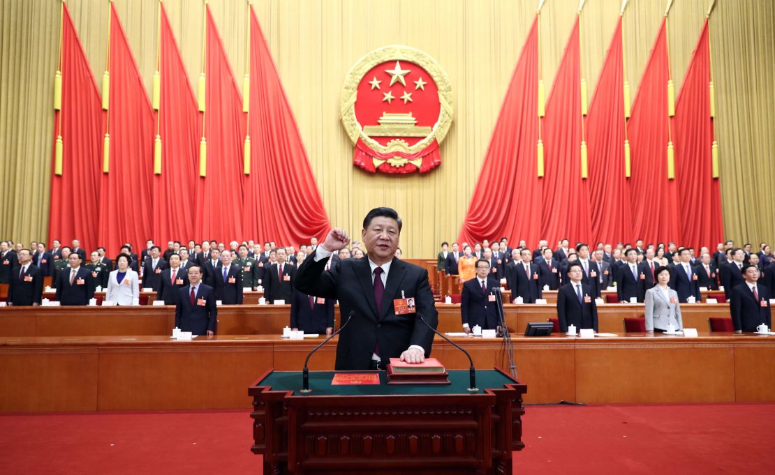 Chinese President Xi Jinping was sworn in Saturday for his second term as President.