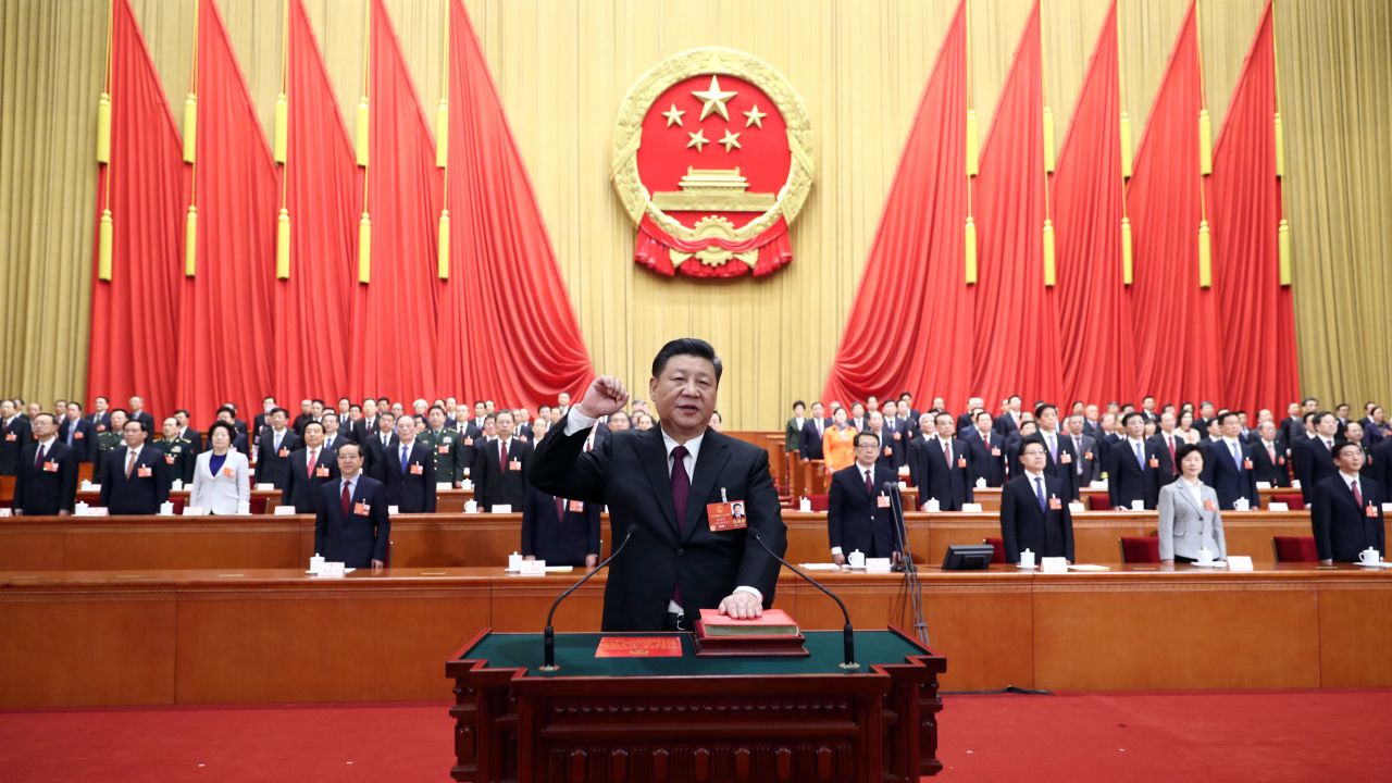 Chinese President Xi Jinping was sworn in Saturday for his second term as President.