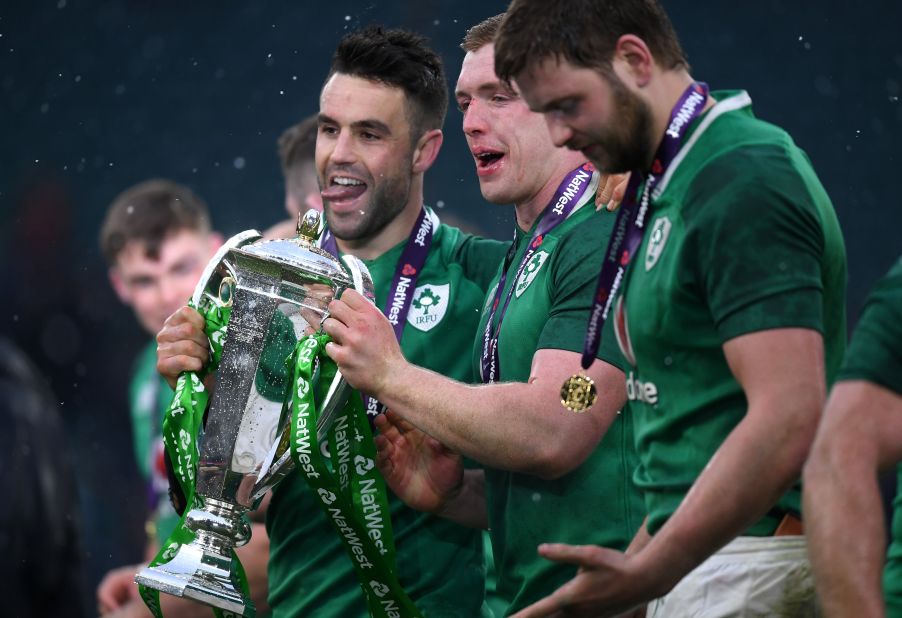 It was Ireland's third ever Grand Slam and first since 2009. 