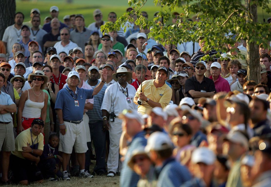 Mickelson's biggest US Open miss was at Winged Foot in 2006.