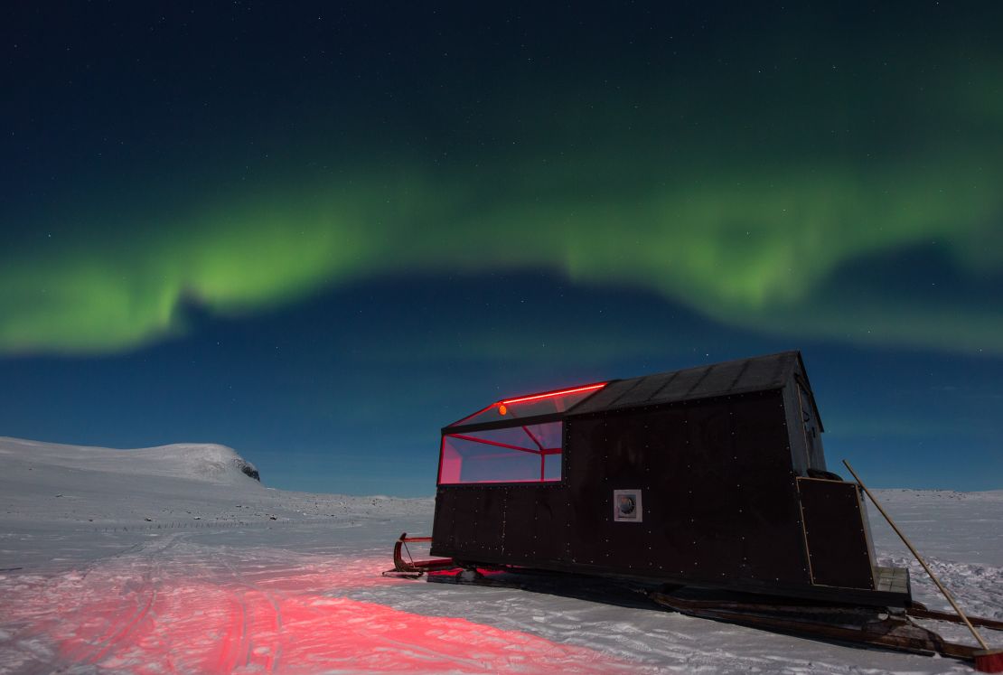 Guests arrive, are shown their quarters by a guide and then left to enjoy the wilderness and Arctic beauty.