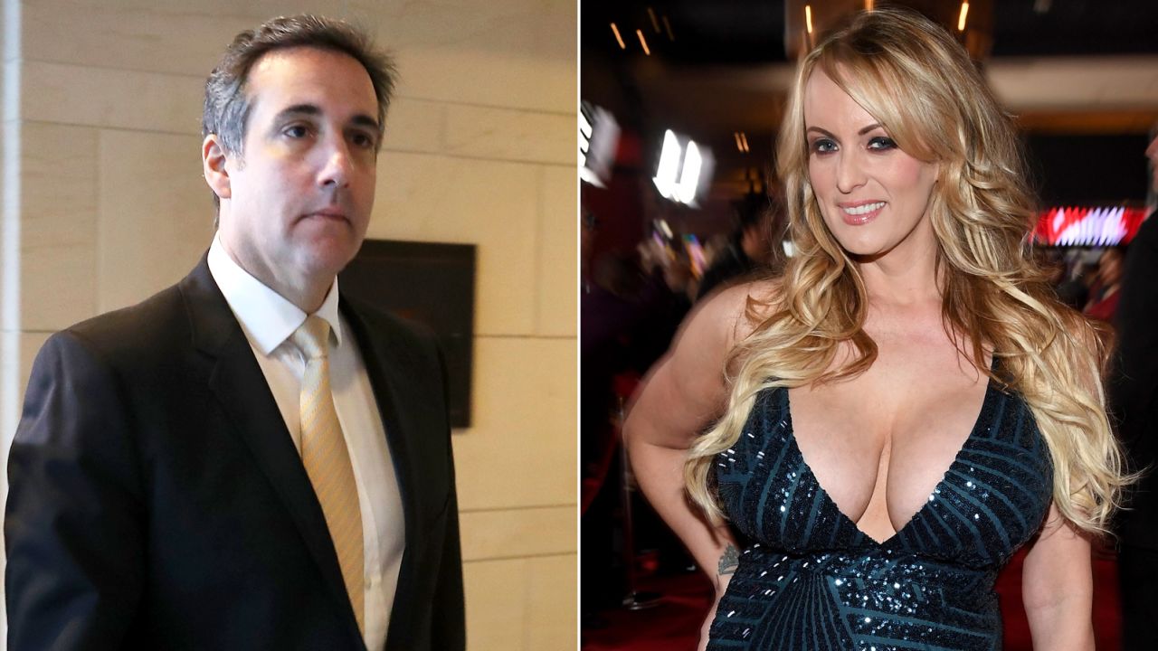 Michael Cohen and Stormy Daniels