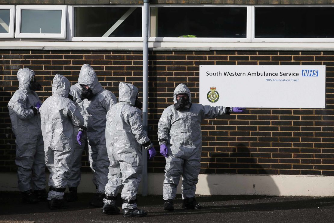 Personnel in protective equipment have become a relatively common sight in Salisbury since the poisoning of Sergei and Yulia Skripal.