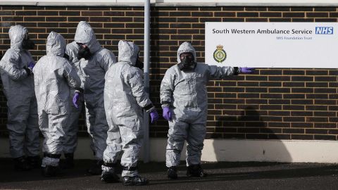 Personnel in protective equipment have become a relatively common sight in Salisbury since the poisoning of Sergei and Yulia Skripal.