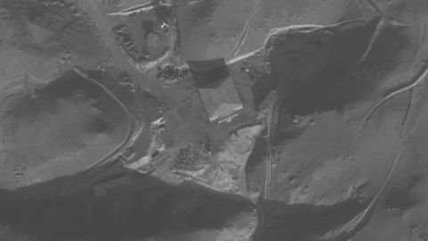 The Syrian facility before the strike.