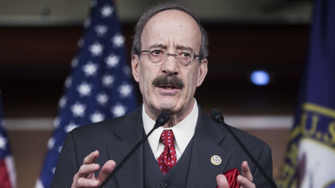 Rep. Eliot Engel (D-NY) speaks during a news conference discussing Russian sanctions on Capitol Hill February 15, 2017 in Washington, DC. 