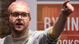 Cambridge Analytica whistleblower Christopher Wylie attends an event at the Frontline Club on March 20, 2018 in London, England. 