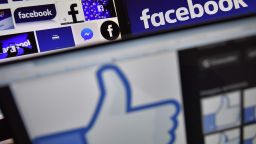 (FILES) This file photo taken on November 20, 2017 shows logos of US online social media and social networking service Facebook.
Facebook said on March 20, 2018 it is 'outraged' by misuse of data by Cambridge Analytica, the British firm at the centre of a major data scandal rocking Facebook, who suspended its chief executive as lawmakers demanded answers from the social media giant over the breach. / AFP PHOTO / LOIC VENANCELOIC VENANCE/AFP/Getty Images