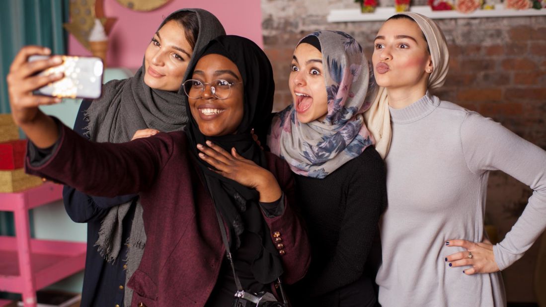 "We created stock photos of Muslim women that are shot by Muslim women, led by Muslim women, and the models are Muslim women," Al-Khatahtbeh told CNN.