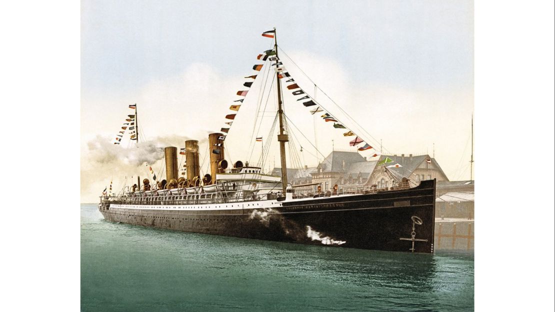 The ocean liner Kaiserin Maria Theresia circa1900