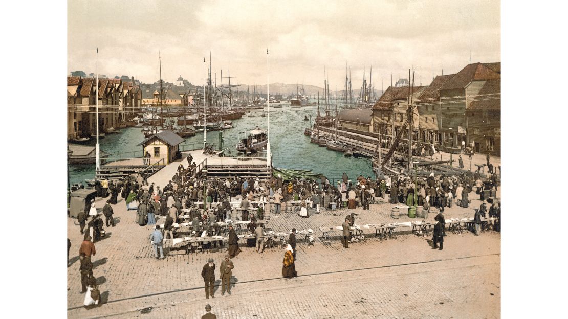 The port dock in Copenhagen, Denmark