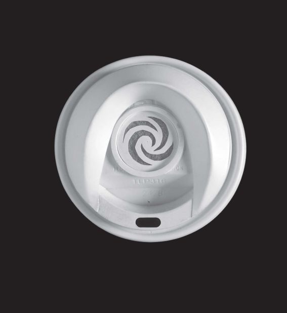 A prototype lid featuring an in-built "aroma pod" that can be filled with coffee granules (or other scents), offering drinkers a further sensory blast. 