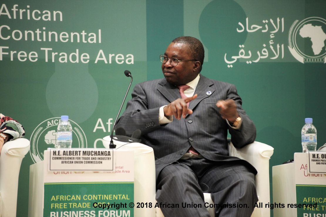 H.E. Albert M. Muchanga, African Union Commissioner.