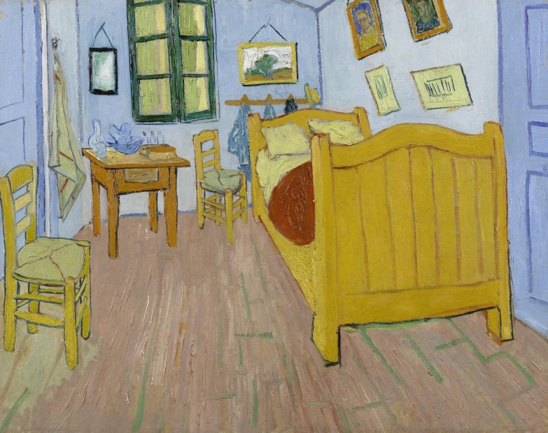 One of Van Gogh's best-known paintings, "The Bedroom" (1888), was influenced by the flattened perspective often found in Japanese prints.