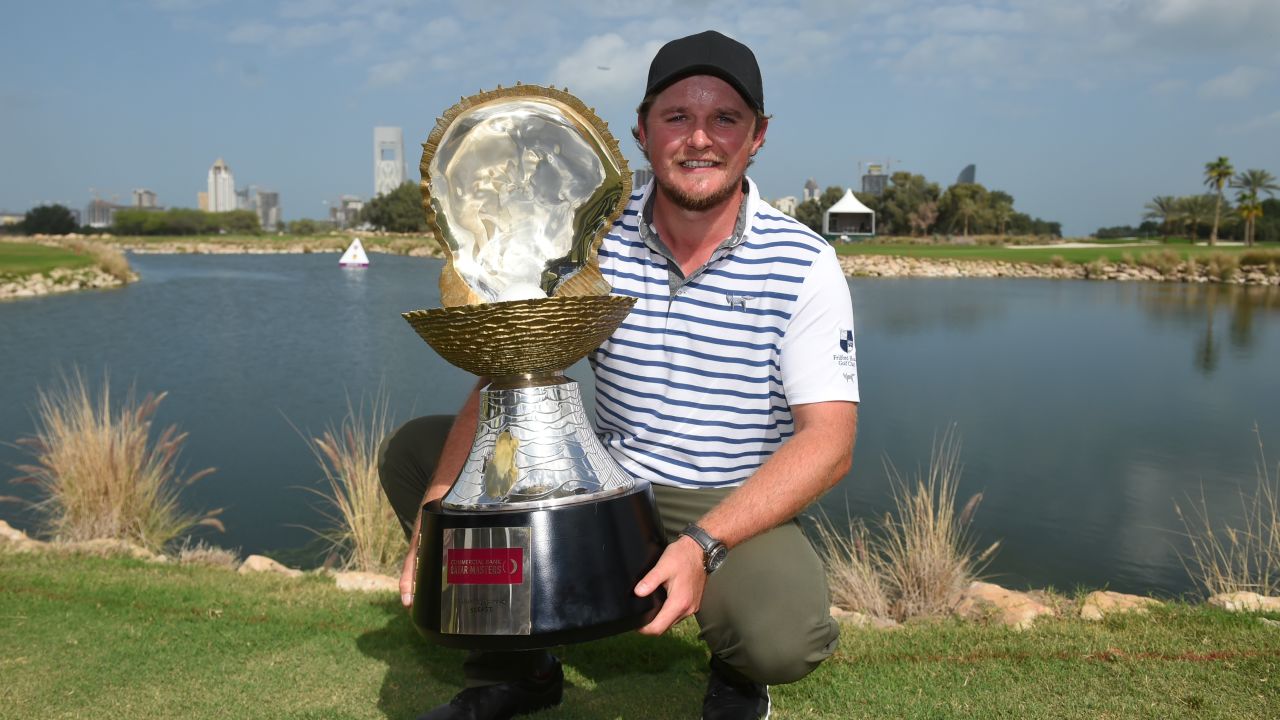 Englishman Eddie Pepperell won the Qatar Masters in Doha in February.