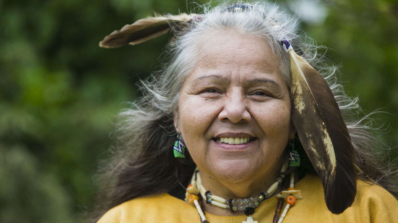Debra Gutowski, photographed in 2013, made the dreamcatcher that was originally sent to Columbine High School.