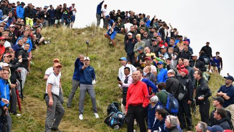 Jordan Spieth took 30 minutes to play a shot during the 2017 Britih Open at Royal Birkdale, although his deliberations were to establish where he could take a drop.