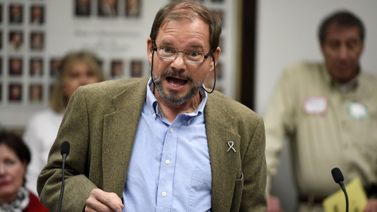 Tom Mauser, pictured in 2017, was spurred to take on the gun control issue after remembering a conversation with his son.