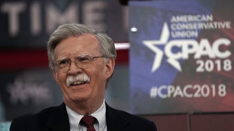 NATIONAL HARBOR, MD - FEBRUARY 22: Former U.S. Ambassador to the United Nations John Bolton speaks during CPAC 2018 February 22, 2018 in National Harbor, Maryland. The American Conservative Union hosted its annual Conservative Political Action Conference to discuss conservative agenda. (Photo by Alex Wong/Getty Images)