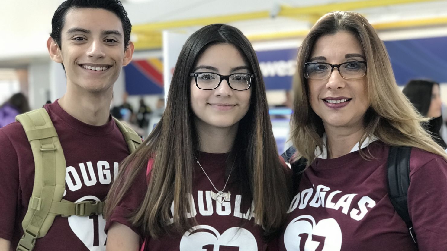 Sophomore Nicholas Fraser, sister Camila and mom Claudia Fajardo say they are excited to spur change.
