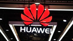 LAS VEGAS, NV - JANUARY 09:  The Huawei logo is display during CES 2018 at the Las Vegas Convention Center on January 9, 2018 in Las Vegas, Nevada. CES, the world's largest annual consumer technology trade show, runs through January 12 and features about 3,900 exhibitors showing off their latest products and services to more than 170,000 attendees.  (Photo by David Becker/Getty Images)