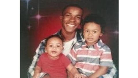 Stephon Clark with his two sons. 