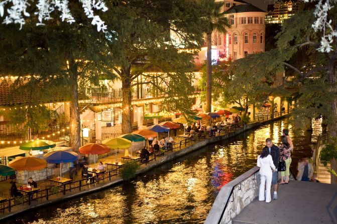 <strong>River Walk: </strong>First conceived in the 1920s, this restaurant-and-bar-flanked route through downtown San Antonio is still the city's most popular attraction. 