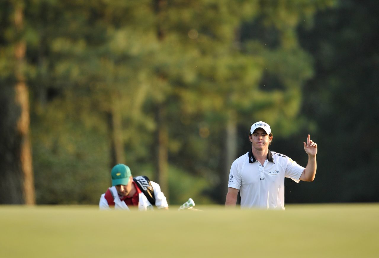 <strong>Major coronation?:  </strong>McIlroy was in inspired form at Augusta for the 2011 Masters and led by four shots going into the final day. A maiden major victory looked to be a formality.