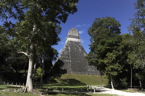 There is also the "Gran Jaguar" Mayan temple at the Tikal archaeological site, 560 km north of Guatemala City. 