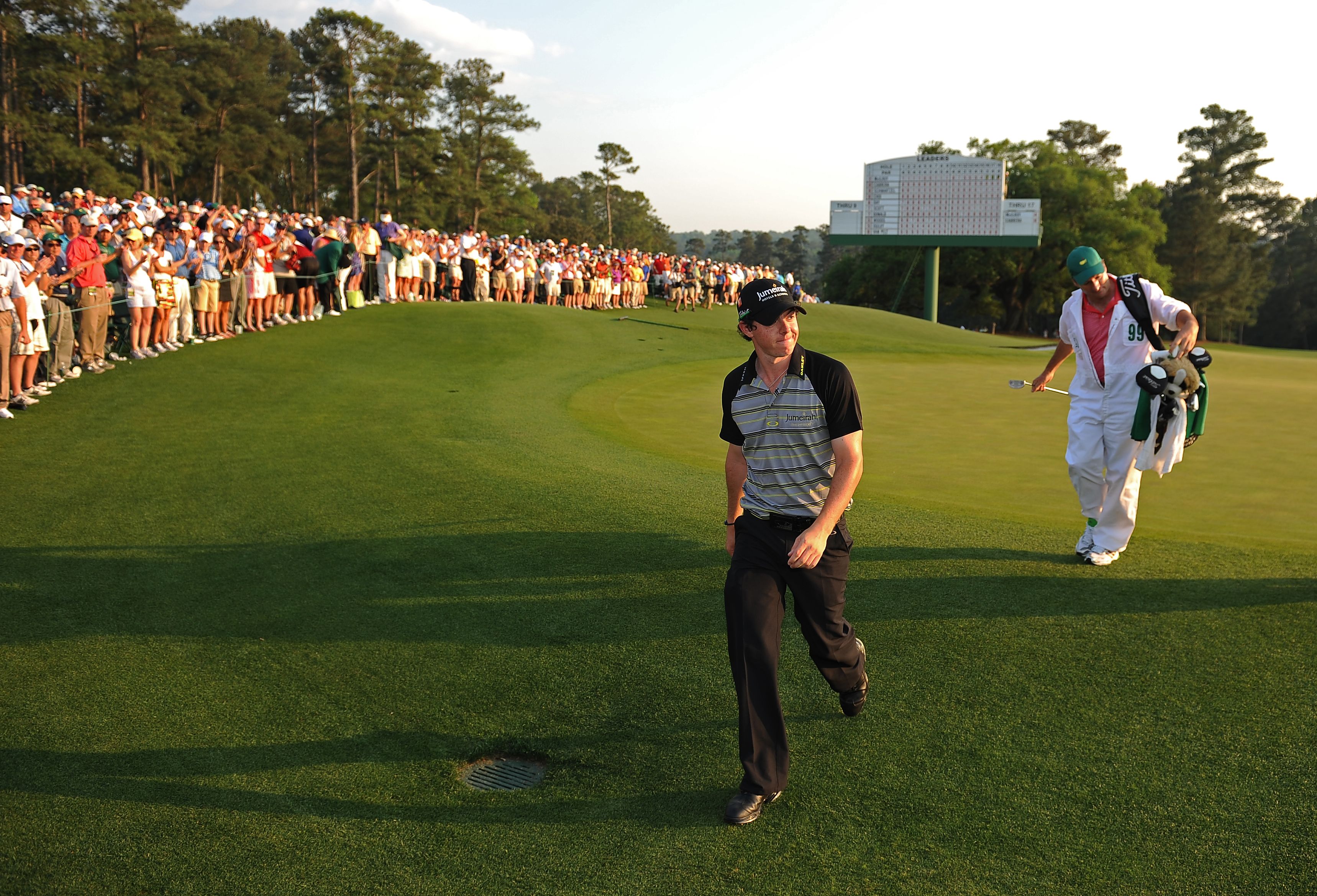<strong>Scar tissue?:</strong> He carded a final-round 80 after having one arm in the green jacket. Many thought he'd struggle to get over his collapse.