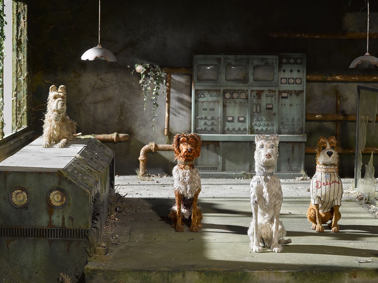 The hand-crafted sets of Wes Anderson's dystopian film 'Isle of Dogs' went on show in London this weekend. 