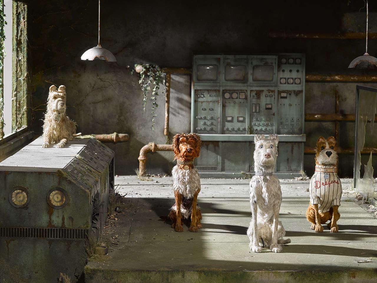 The hand-crafted sets of Wes Anderson's dystopian film 'Isle of Dogs' went on show in London this weekend.