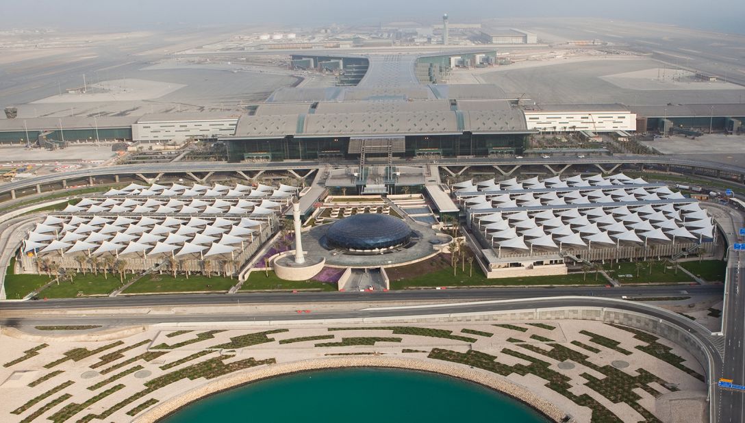 <strong>Water drop:</strong> Another architectural centerpiece is the airport's mosque, designed to resemble a drop of water.