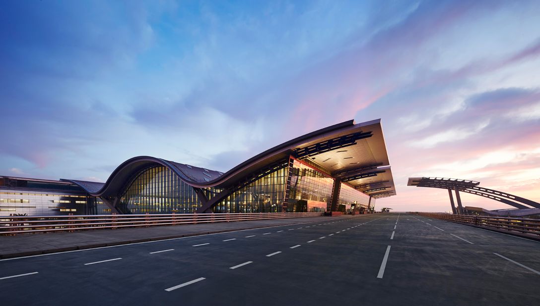 <strong>Hamad International Airport:</strong> Opened in 2014, Qatar's airport has quickly established itself as the best in the Middle East and has challenged other global aviation hubs.