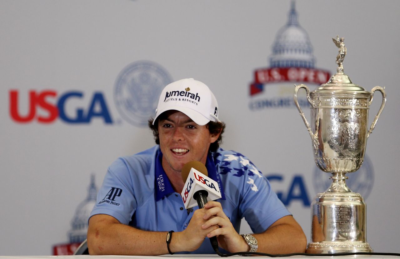 <strong>Major winner:</strong> McIlroy won his maiden major title by eight shots at Congressional Country Club, marking him out as the game's hottest property.