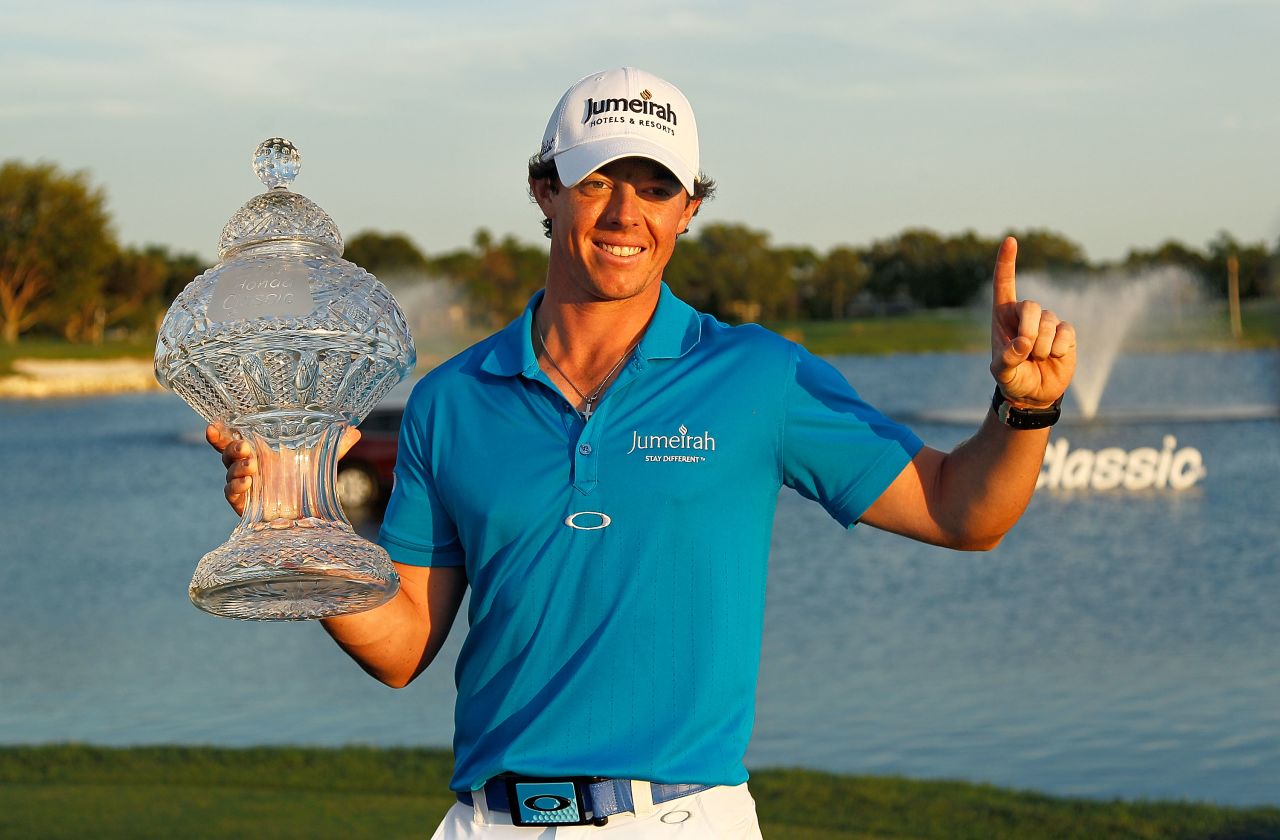 <strong>Top of the world:</strong>  Victory in the Honda Classic in Florida in March 2012 took McIlroy to world No.1 for the first time -- less than five years after turning pro.
