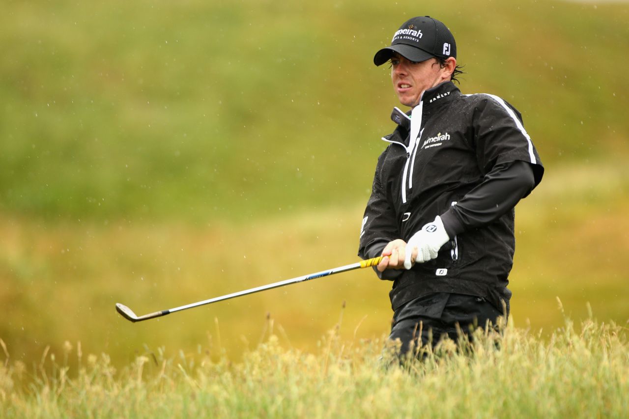 <strong>Fair weather golfer:</strong>  But at the British Open that summer, McIlroy struggled again in bad weather and told reporters he was not a fan of having to battle the elements.