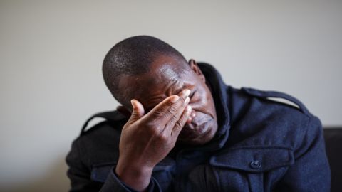 When Abdalla arrived in the United States in January 2017, worries about his daughter, Batulo, consumed him. Now he fears for his father's safety in Somalia. (Melissa Golden/Redux for CNN)