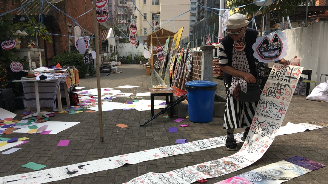 <strong>Art should be classless: </strong>"My work is often free -- I like giving out my work," says Kwok. "I think art isn't just for rich people. Sharing my work is a direct way to pass down culture. Art should be classless."