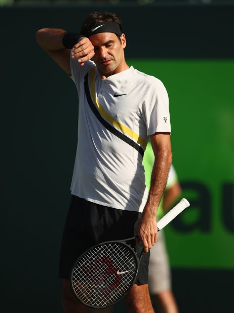 Federer said he would reveal his 2018 clay-court plans after the Miami Open and following his loss Saturday to Thanasi Kokkinakis, said he wouldn't compete at Roland Garros. 