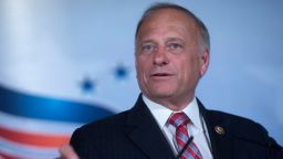 Representative Steve King, a Republican from Iowa, speaks during the Faith and Freedom Coalition's "Road to Majority" legislative luncheon in Washington, D.C., U.S., on Thursday, June 18, 2015. The annual Faith & Freedom Coalition Policy Conference gives top-tier presidential contenders as well as long shots a chance to compete for the large evangelical Christian base in the crowded Republican primary contest. Photographer: Andrew Harrer/Bloomberg via Getty Images