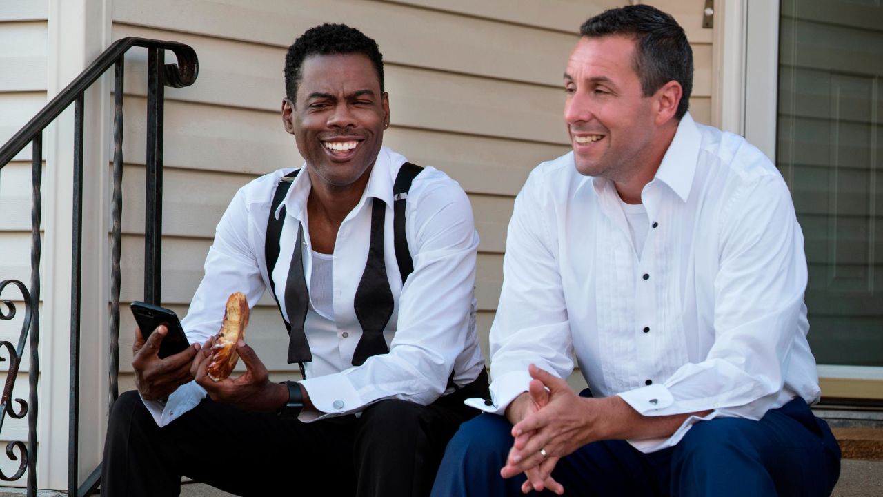 <strong>"The Week Of"</strong>:  You guys, we are getting old. Chris Rock and Adam Sandler star in this comedy, which centers on the week leading up to the wedding of their characters' kids. They are playing older dads now! <strong>(Netflix) </strong>